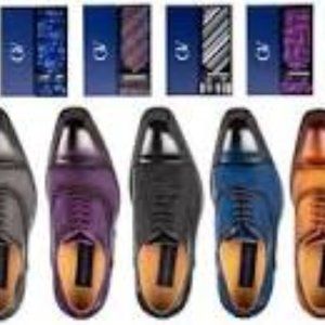 Gino Vitale Cap-Toe Dress Shoe With Bonus Father's